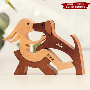 The Love Between You And Your Fur-Friend - Personalized Wooden Pet Carvings