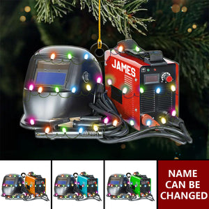 Personalized Welder Christmas Ornament - Gift For Welder