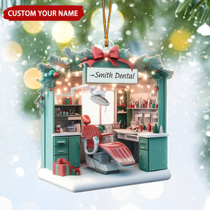 Dental Hygiene Personalized Christmas Ornament